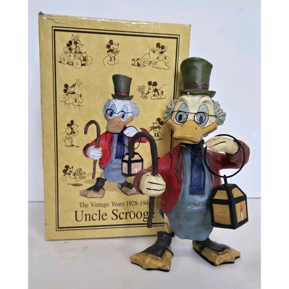 Department 56 Uncle Scrooge Vintage Years 1928-1948 Collectible Disney Figurine